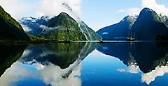 Milford Sound Fjord in New Zealand
