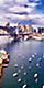 Sydney Harbour Bridge River Boats City Landscape