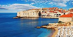 Pristine Beach in Dubrovnik, Croatia