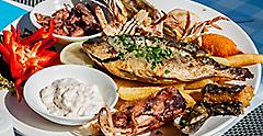 Greek Fresh Seafood Platter