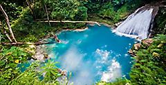 Ocho Rios Waterfall in Jamaica