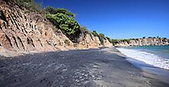 Black Sand Beach in Vieques, Puerto Rico
