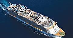 Oasis of the Seas, Aerial View, Caribbean and Mediterranean Destinations