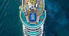 Independence of the Seas, Aerial View