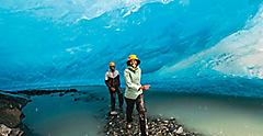 Alaska Juneau Glacier Couple