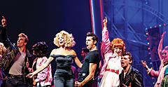 Grease Broadway Show Performers Singing Dancing