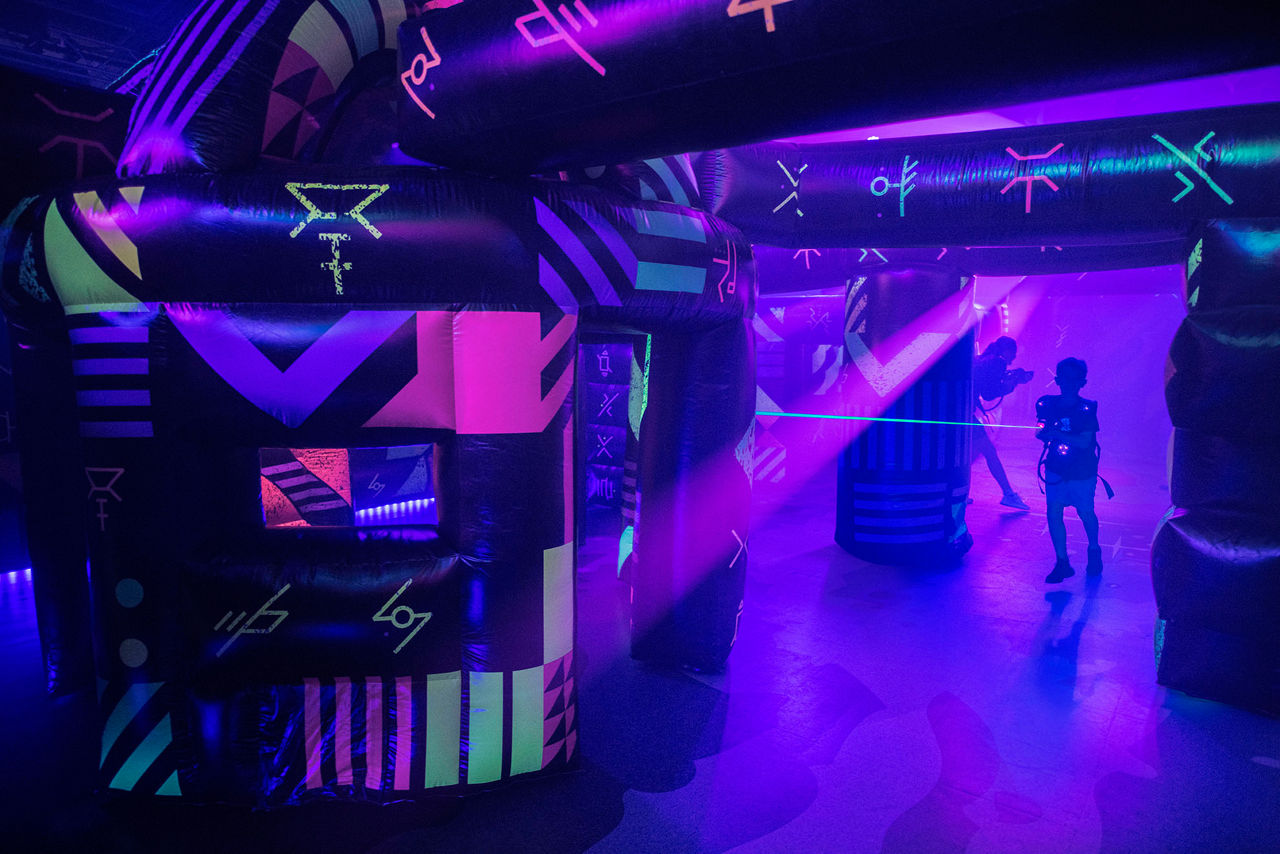 laser tag onboard activity