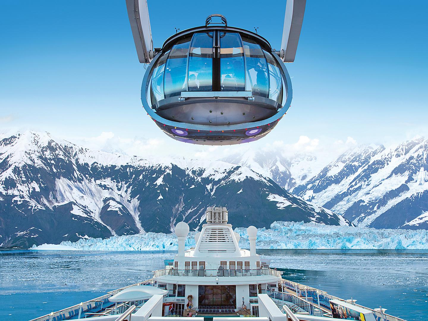 Ovation of the Seas – Alaska, Gletscher und North Star