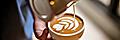 Cafe Latte Tudes Barista Designing with Milk Foam