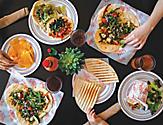 Mexican food family style with tons of options at El Loco Fresh