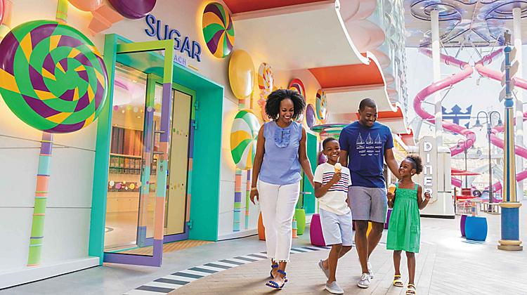 Sugar Beach Ice Cream | Candy + Ice Cream| Royal Caribbean Cruises