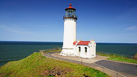 The North Head lighthouse near Astoria, Oregon