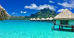 Bora Bora, French Polynesia, Overwater bungalows