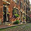 boston massachusetts historic acorn street beacon hill