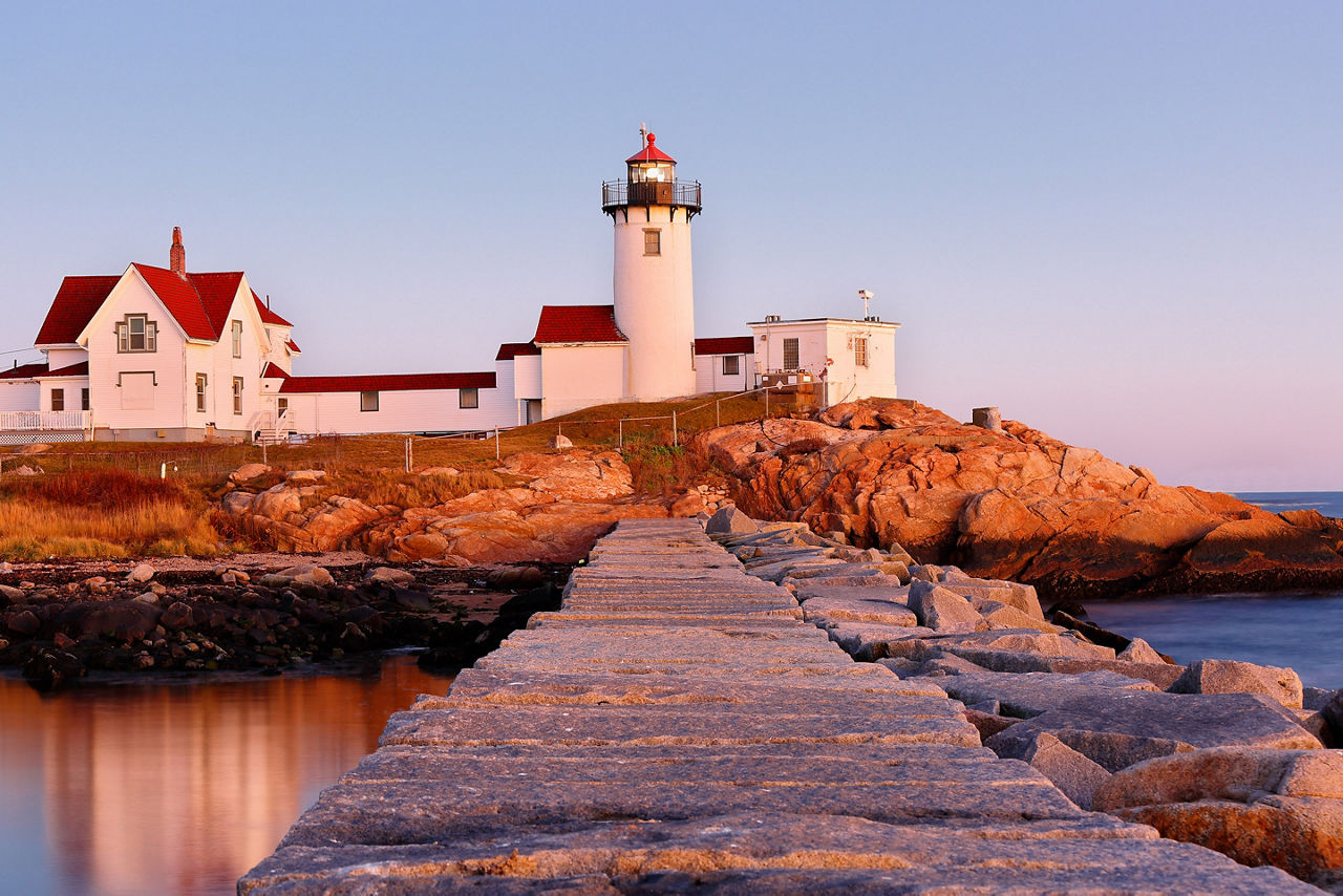 Massachusetts Gloucester Lighthouse Harbor
