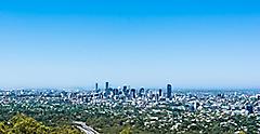 Brisbane, Australia Panoramic View From Mount Coot-Tha Lookout