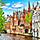 Bruges, Belgium Old Brick Homes On Canal