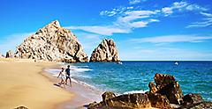 Couple Strolling by the Beach, Cabo San Lucas, Mexico