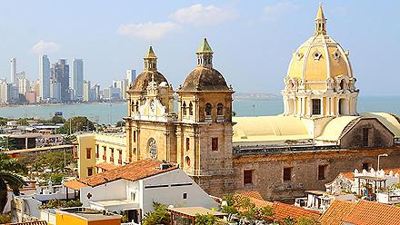 Church of St. Peter Claver in Cartagena, Colombia