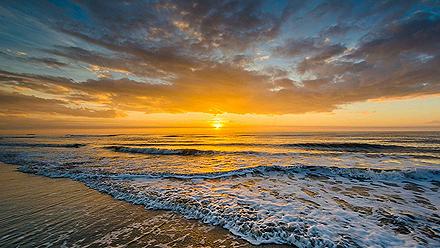 Sunset Shore Beach, Charleston, South Carolina 
