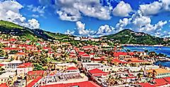 View of Charlotte Amalie US Virgin Islands