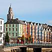 Multicolored buildings in Cork, Ireland