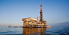 Oil Rig in Galveston Texas.