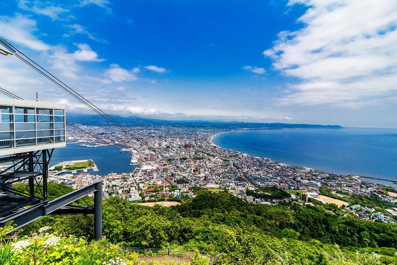 Million Dollar View, the view from atop Mt. Hakodate in Hakodate, Japan