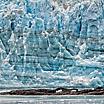 Icy Glacier Mountain Side, Hubbard Glacier, Alaska 