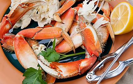 icy strait point alaska cuisine lobster crab lemon seafood