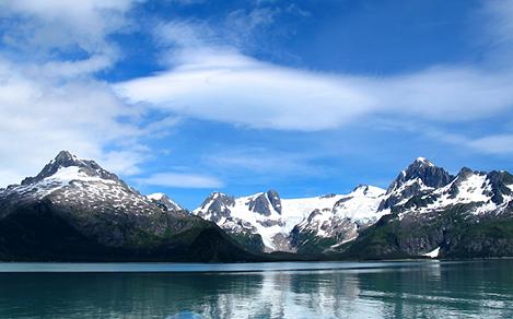 Views of the Glaciers, Inside Passage, Alaska