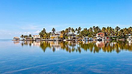 Houses on Water in Key West, FLorida
