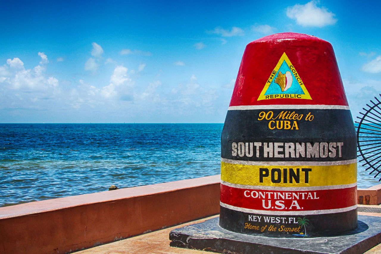 The Southernmost Point of the Continental US in Key West