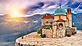 Kotor Montenegro Castle During Sunset