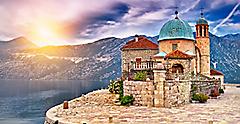 Kotor Montenegro Castle During Sunset