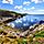 Lerwick/Shetland, Scotland, Coastal terrain and bay