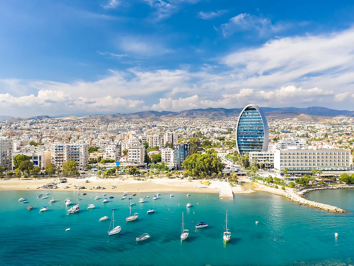 Vacation Views of Cyprus Coastline. Limassol, Cyprus