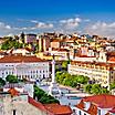 View of the Lisbon cityscape
