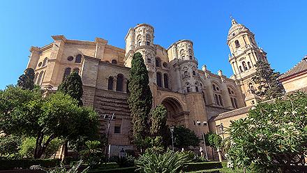 The Malaga Cathedral in Spain