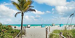 Beach Walking Entrance, Miami, Florida