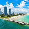 Aerial View of South Beach, Miami, Florida