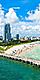 Aerial View of South Beach, Miami, Florida