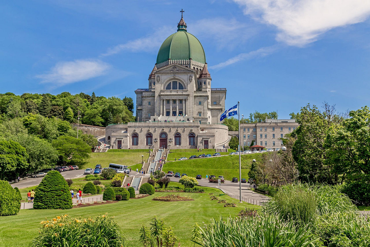 Saint Joseph's Oratory of Mount Royal, Canada's largest church, in Montreal, Quebec