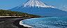 Mt. Fuji, Shimuzi, Japan Black Beach