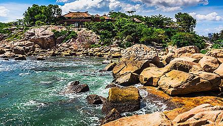 Hon Chong cape, popular tourist destinations at Nha Trang, Vietnam