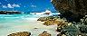 Rocky shore at Boca Prins Beach, Arikok National Park, Oranjestad, Aruba