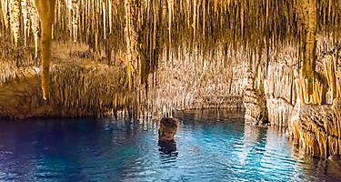The Cuevas del Drach in Palma de Mallorca, Spain