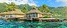 Papeete, Tahiti Tiki Huts Over Water