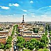 A panoramic view of Paris, France