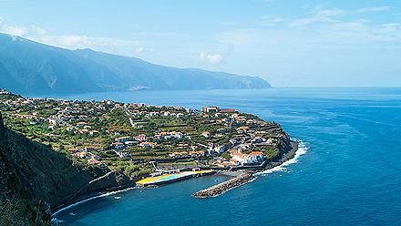 Aerial view of Ponta Delgada, Azores